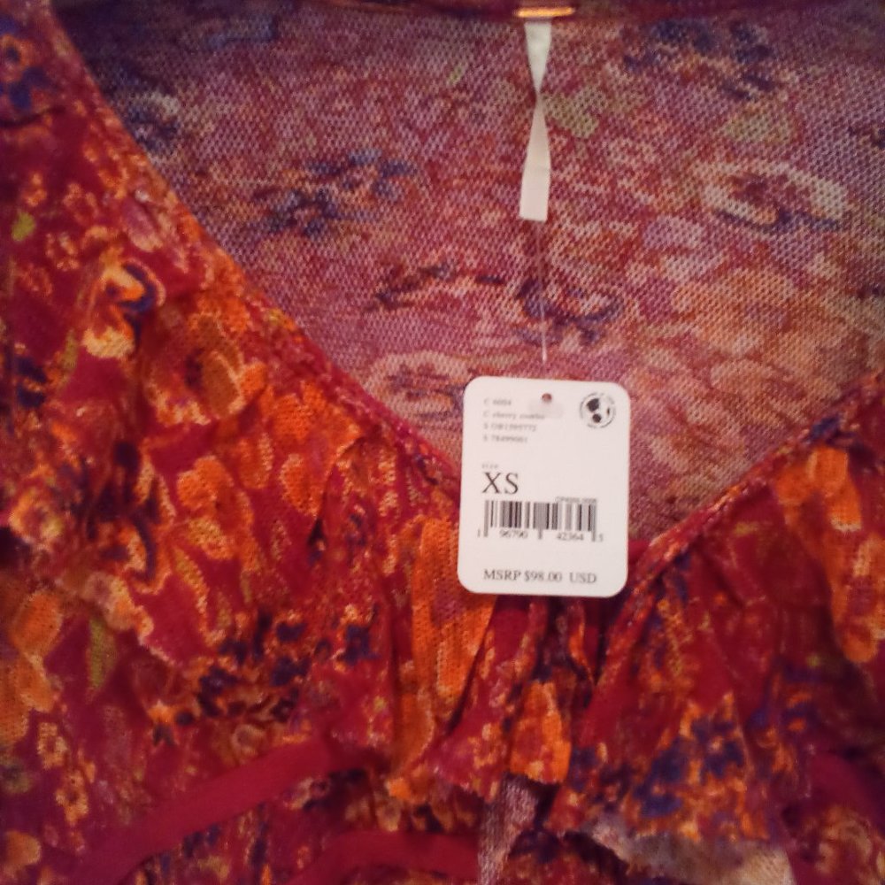 FREE PEOPLE Rudi ruffled crop - Picture 7 of 10